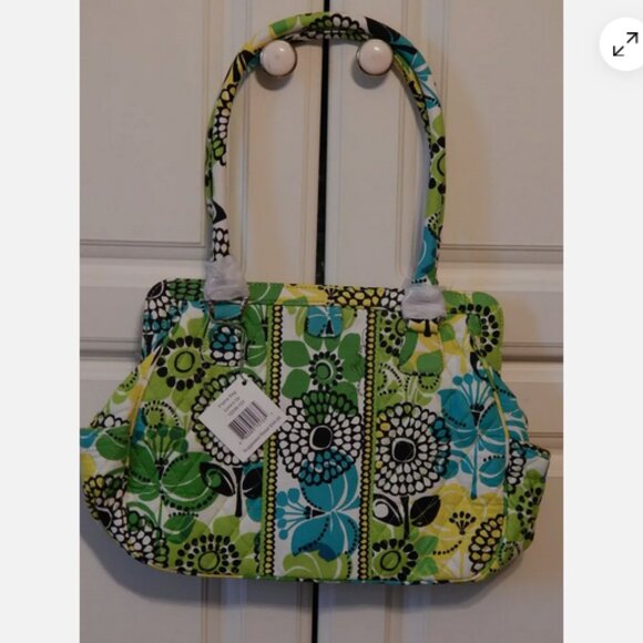 Vera Bradley Frame Bag Lime's Up NWT - Picture 1 of 3